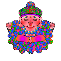 Buddha Sticker by NAPOYAN