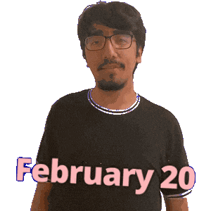 February 20Th Sticker