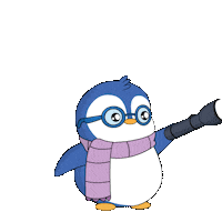 Shocked Horror Sticker by Pudgy Penguins