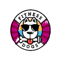 fitdogsintown fitness shine dit2 dit1 Sticker