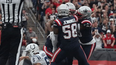 Football Celebration GIF by New England Patriots