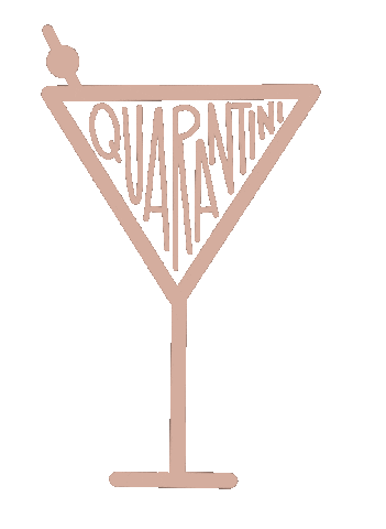 keatycreations drink cocktail quarantine martini Sticker