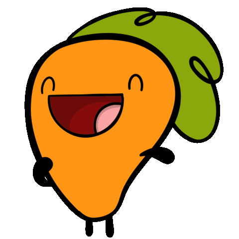 Happy Carrot Sticker