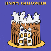 Haunted House Dog GIF