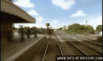 train crash GIF