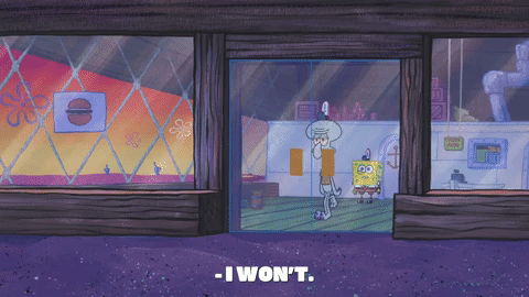 season 9 squid defense GIF by SpongeBob SquarePants