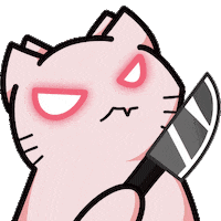 Angry Cat Sticker