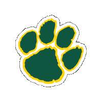 Cubs Pawprint Sticker by The Catholic High School of Baltimore