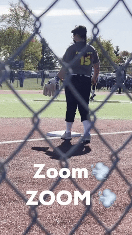 Zoom Zoom Softball GIF by Marian Cheer