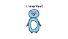 greggvalentine love penguin i love you greggvalentine GIF