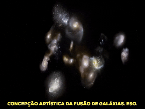 thespacelink giphygifmaker universe universo galaxies GIF