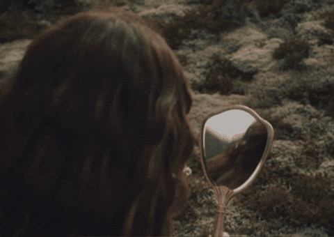 Mirror GIF by Laufey