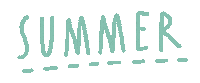 Summer Text Sticker by Sara Maese