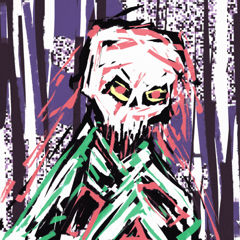 Pixel Chilling GIF
