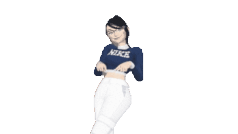 Girl Sticker