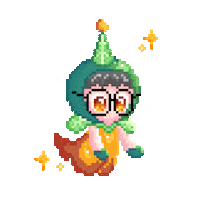 8Bit Fairy Sticker