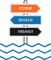 boats2sail lets go vacation ocean sea Sticker