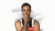 #happy #reaction GIF by CollingwoodFC