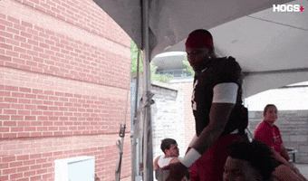 HogsPlus football funny dancing college GIF