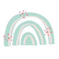 Pink Rainbow Sticker