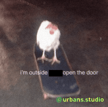 Reaction Image Im Outside GIF