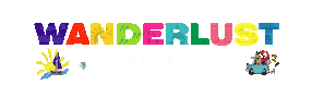 wanderlust-chios wanderlust wander pulsing wander lust Sticker