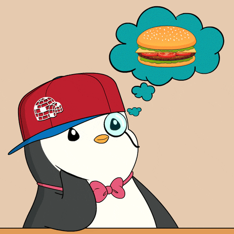 Hungry Bon Appetit GIF by Pudgy Penguins