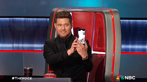 Michael Buble Wink GIF by The Voice