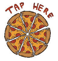 Pizza_arti pizza new post here tap Sticker