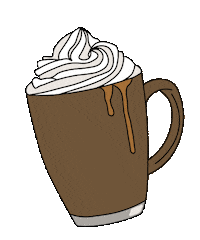 Hot Chocolate Christmas Sticker