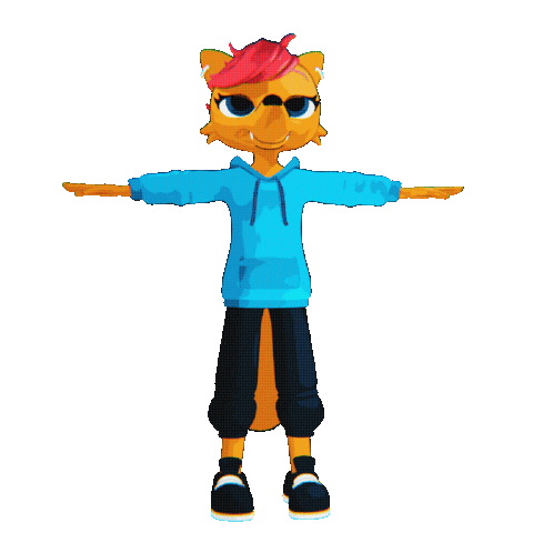 UPSRJ coyote 3dmodel upsrj upsr Sticker