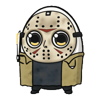 Jason Voorhees Halloween Sticker