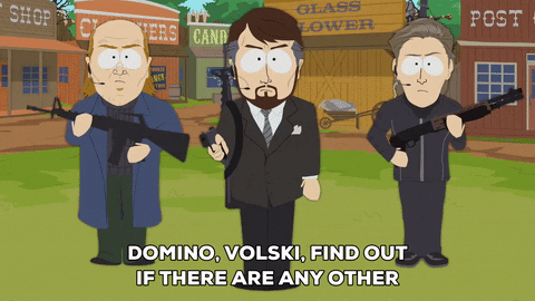 guns terrorists GIF by South Park 