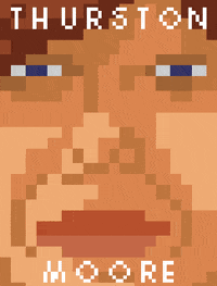 sonic youth pixel art GIF