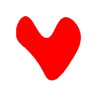 Heart Blob Sticker