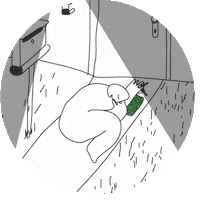 Sleep Door Sticker by AOK Bremen/Bremerhaven