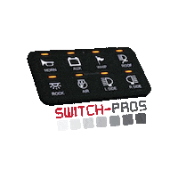 switchpros switchpros sp9100 switch panel switch-pros Sticker