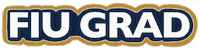 Celebrate Blue And Gold Sticker by Florida International University