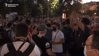 Demonstrators Dance in Belgrade as Weekend Lockdown Reversed