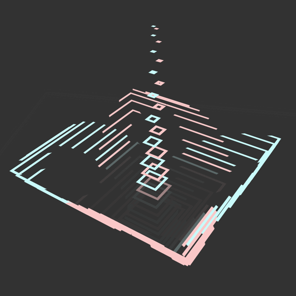 mesmerizing digital art GIF by Borrachas