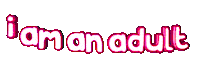 Grown Up Mood Sticker