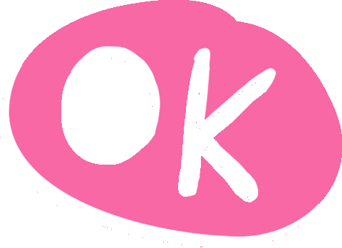 Pink Ok Sticker by dalvago