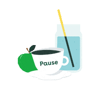 Coffee Water Sticker by AOK Niedersachsen