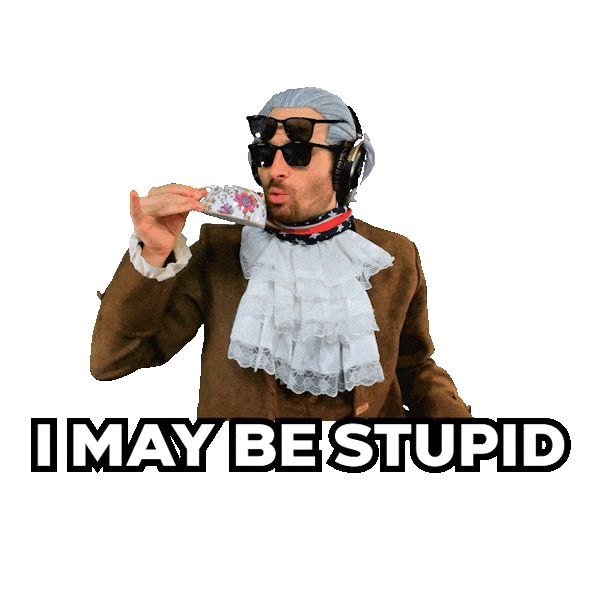 Im An Idiot Sticker