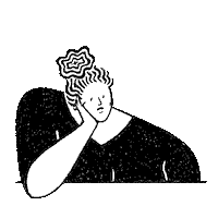 Sad Illustration Sticker by AliceDes