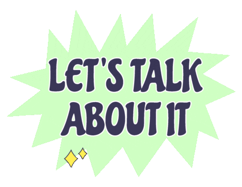 Lets Talk Sticker by Quilt