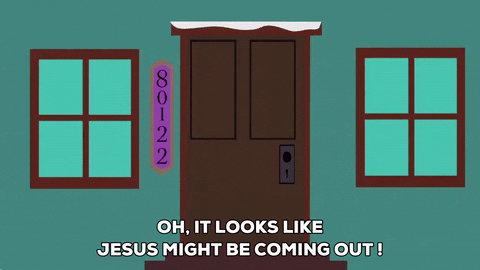 jesus door GIF by South Park 
