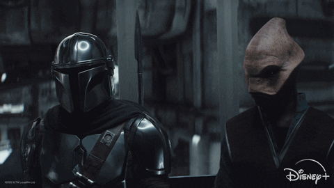 Staring Star Wars GIF by Disney+