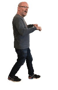 Running Man Indie Sticker by Josey Records