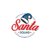 LakeMichigan_CU christmas holiday santa squad Sticker